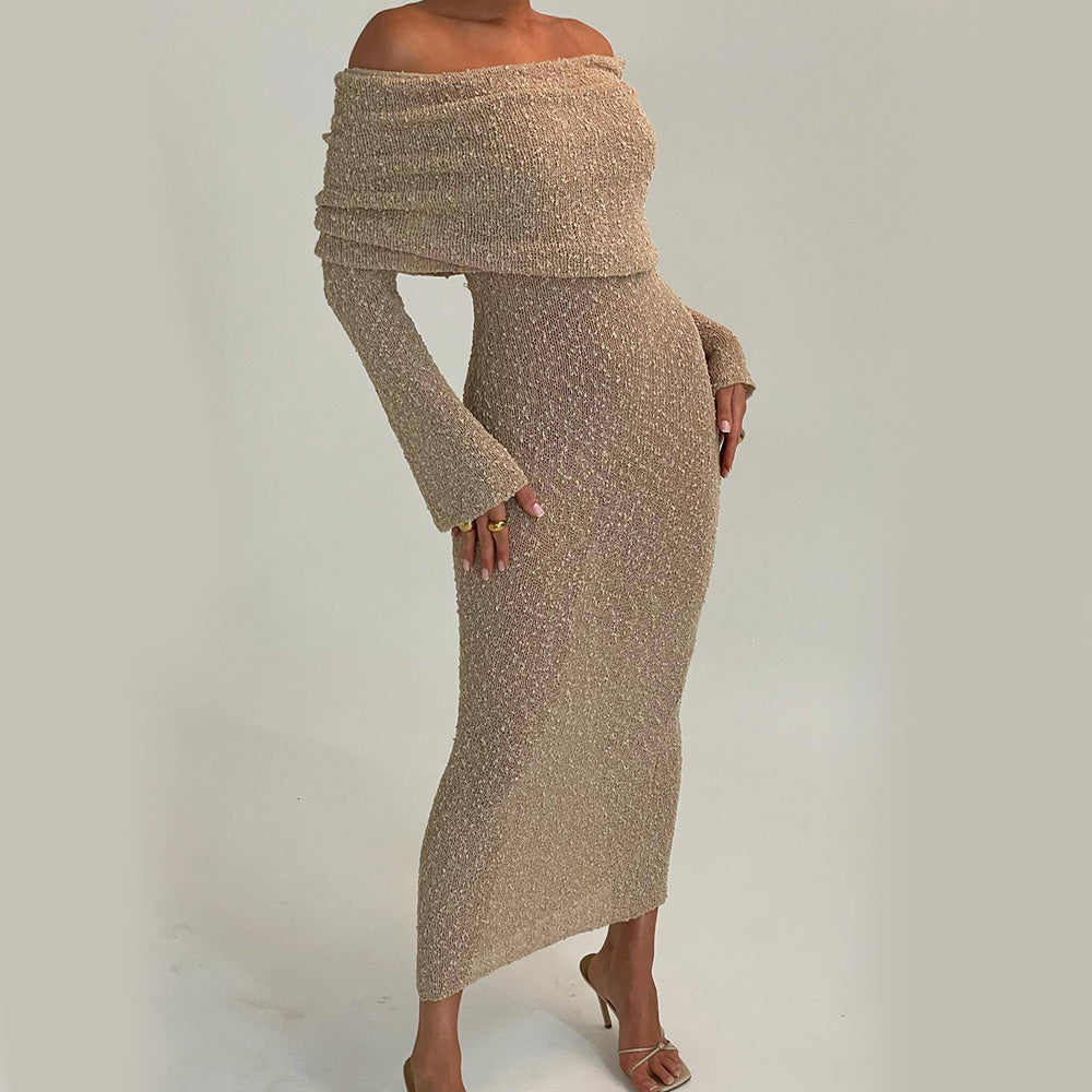 Abito Lungo Monospalla in Maglia - Sexy & Estivo