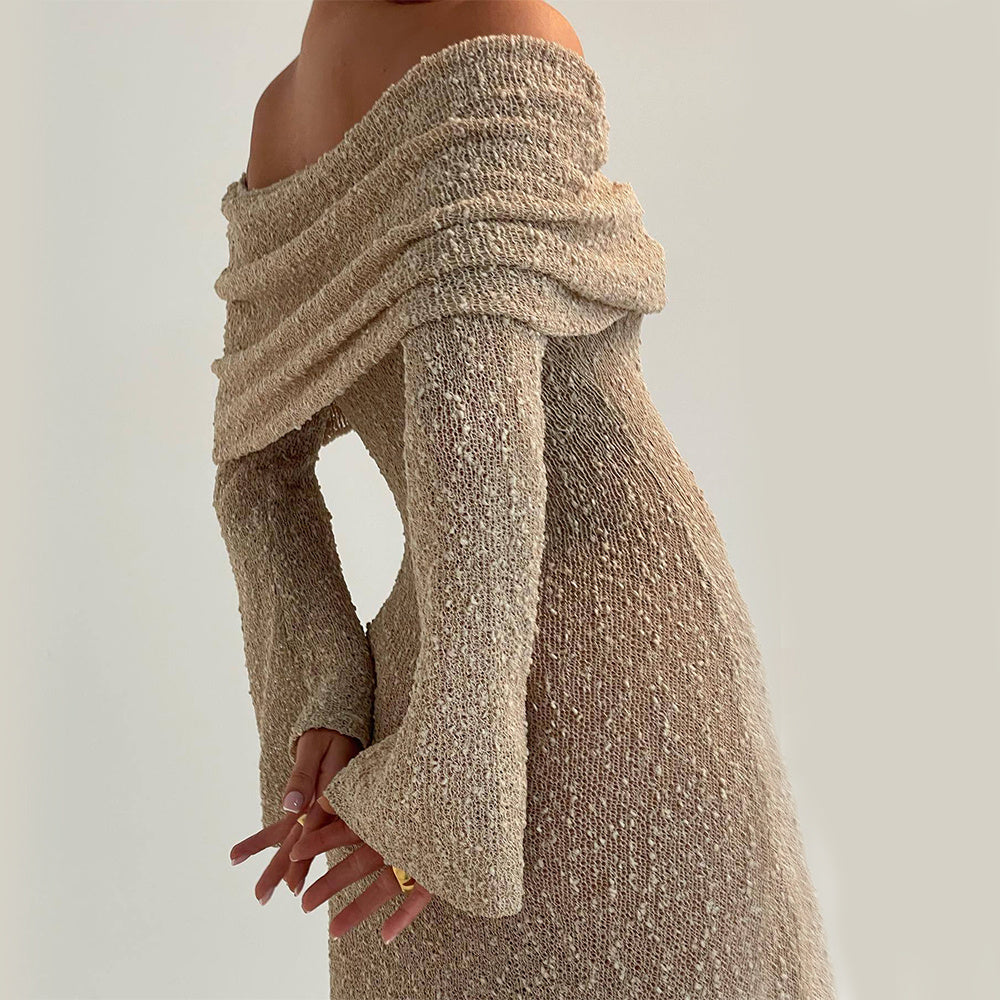 Abito Lungo Monospalla in Maglia - Sexy & Estivo