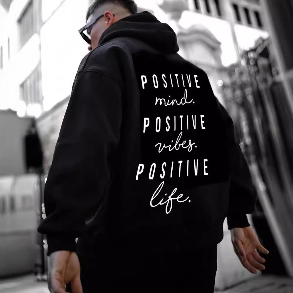 Felpa Unisex Autunno/Inverno con Stampa a Lettere - Stile Casual