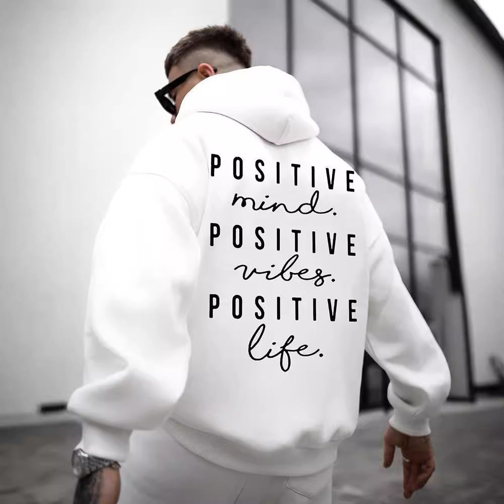 Felpa Unisex Autunno/Inverno con Stampa a Lettere - Stile Casual