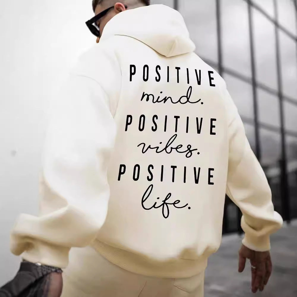 Felpa Unisex Autunno/Inverno con Stampa a Lettere - Stile Casual